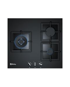 Placa de cristal Gas Balay 3ETG663HB 3 Zones Gas Butà 59 cm