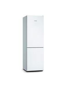 Frigorífic Combi Bosch KGN36VWEA Classificació E No Frost 1.86m Blanc - Sèrie 4
