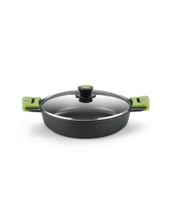 Cassola Baixa Bra Prior amb Tapa de Cristall 24cm