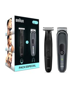 Pack afaitadores Bodygroomer B5360 + Retalladora XT3100 cara i cos