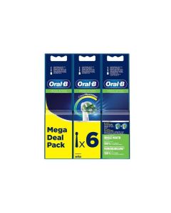 Pack de recanvi de capçal Braun Oral B Cross Action 6 unitats