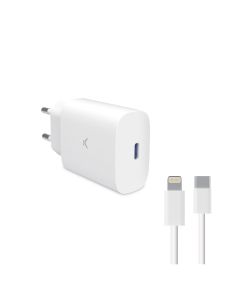 Carregador Paret Ksix 30W USB-C + Cable USB C a Lighting - B0925CDC05