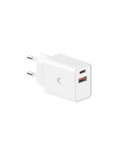 Carregador Paret Dual Ksix 30W USB A + USB C