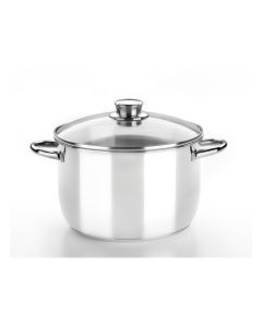 Olla Monix amb tapa de vidre 18cm 3L acer inoxidable - M453118