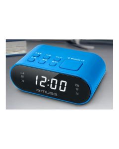 Ràdio Rellotge Alarma MUSE M10BL Blau