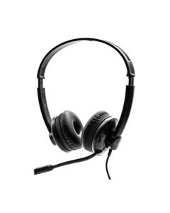 Auriculars Nilox Control de volum del micròfon USB amb cable negre