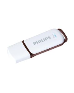 Pen Drive 3.0 Philips Snow 128GB Blanc/Marró