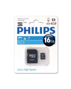 Memòria Micro SDHC Philips 16GB Classe 10 més Adaptador