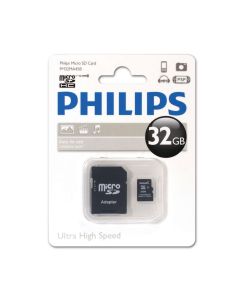 Memòria Micro SDHC Philips 32GB Classe 10 més Adaptador