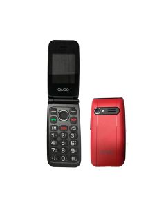Telèfon Mòbil Qubo NEONW BL SOS 2,4&quot; Bluetooth, Cambra i FM vermell
