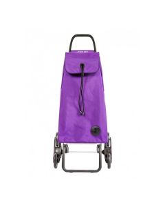 Carretó de la Compra Rolser I-Max MF 6 Rodes Puja Escales Plegables Lila