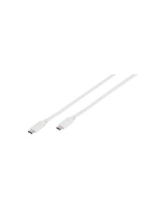 Vivanco USB tipus C - USB tipus C 3.1 cable 1 metre blanc