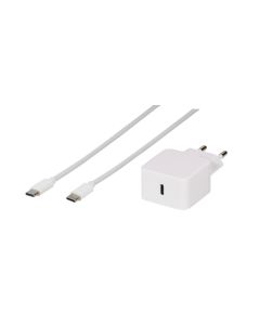 Carregador Súper Ràpid 3.0 25W 3A USB Tipus C + Cable Tipus C