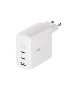 Carregador de paret ultra ràpid Vivanco TCVVTRIPPLEUS 2xUSB tipus C 1xUSB 3.0 100W - 63962