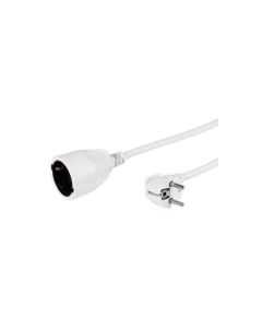 Perllongador de corrent Schuko Vivanco 5 Metres Blanc